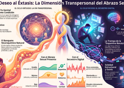 Del deseo al éxtasis: la dimensión transpersonal del abrazo sexual