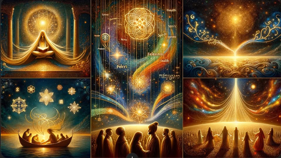 Paz, felicidad y salud en el espíritu de la Navidad y del Año Nuevo