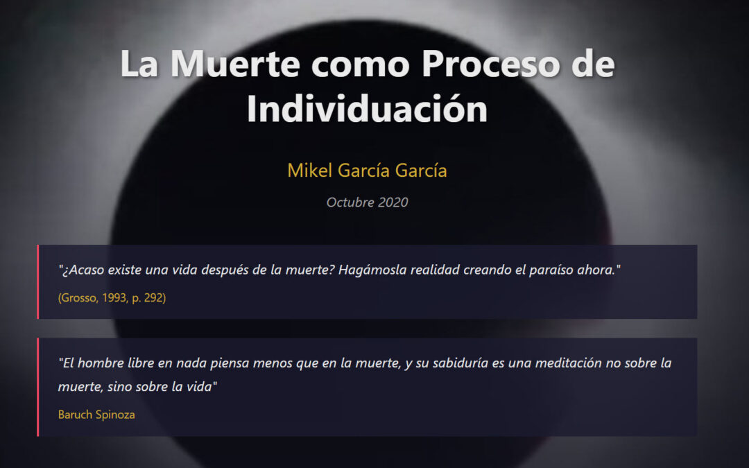 La muerte como proceso de individuación