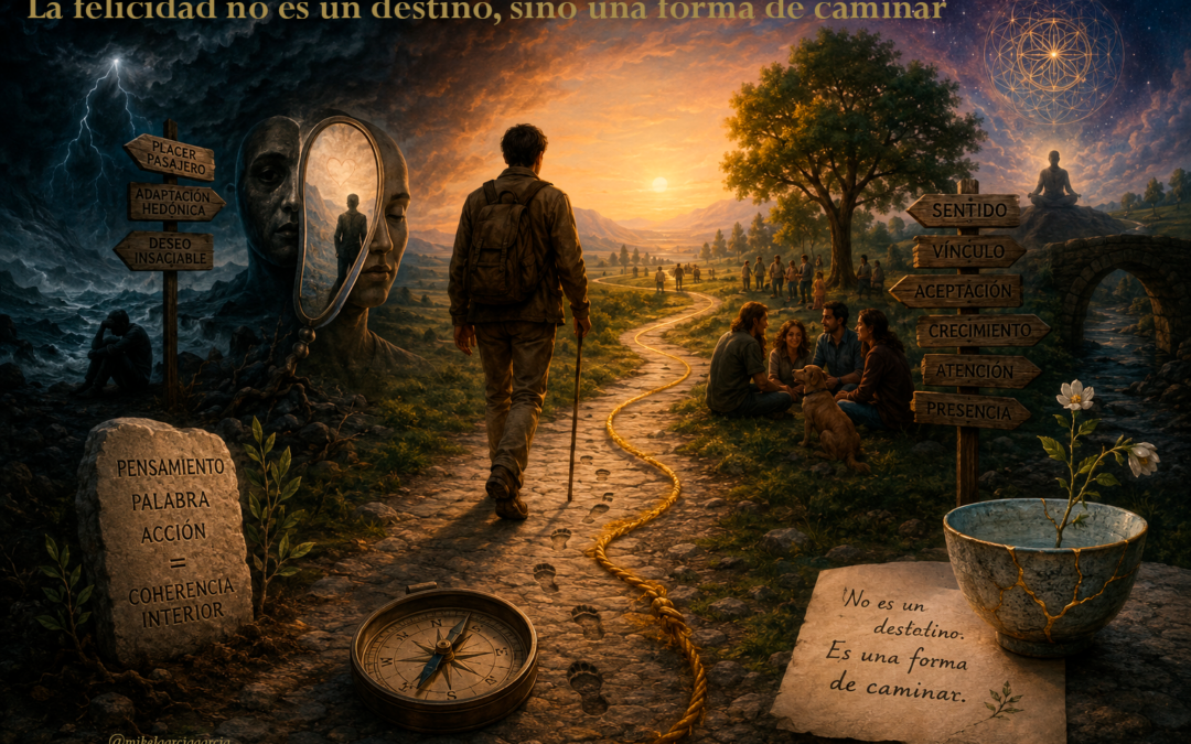 La felicidad no es un destino, sino una forma de caminar en el arte de vivir con la conciencia.