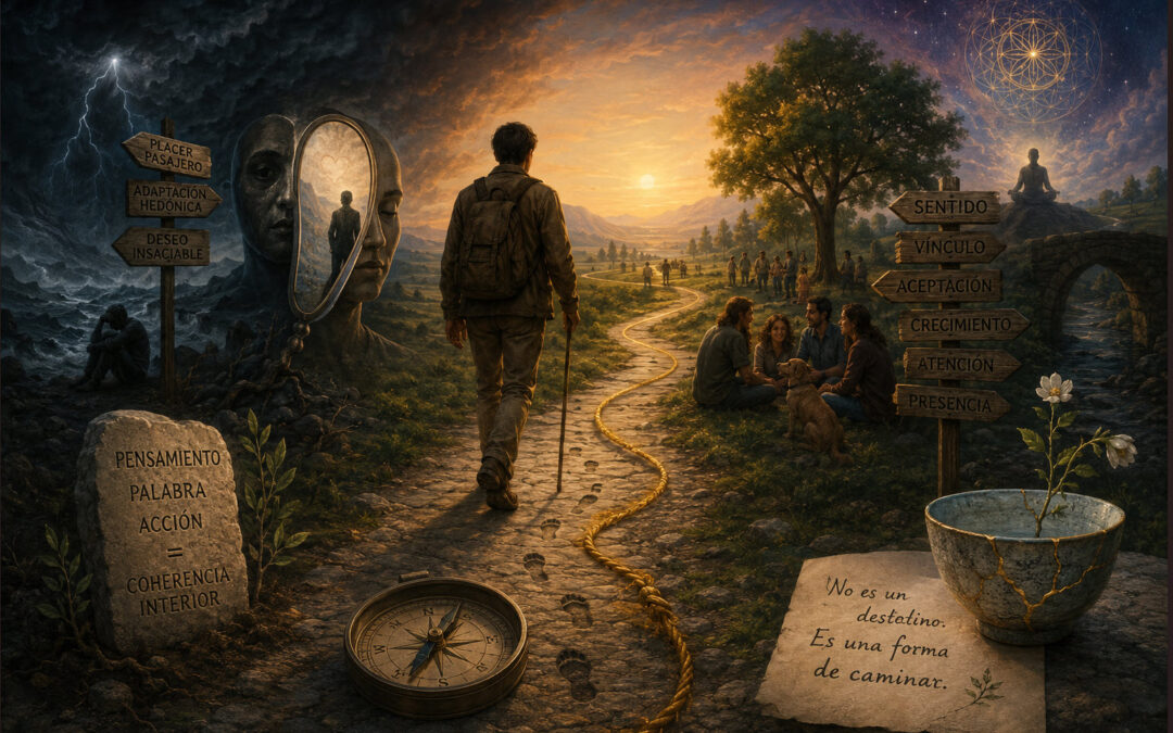 La felicidad no es un destino, sino una forma de caminar en el arte de vivir con la conciencia.