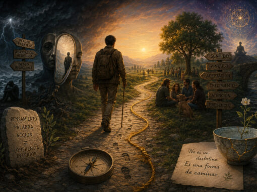 La felicidad no es un destino, sino una forma de caminar en el arte de vivir con la conciencia.