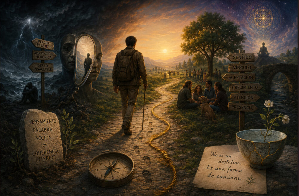 La felicidad no es un destino, sino una forma de caminar en el arte de vivir con la conciencia.
