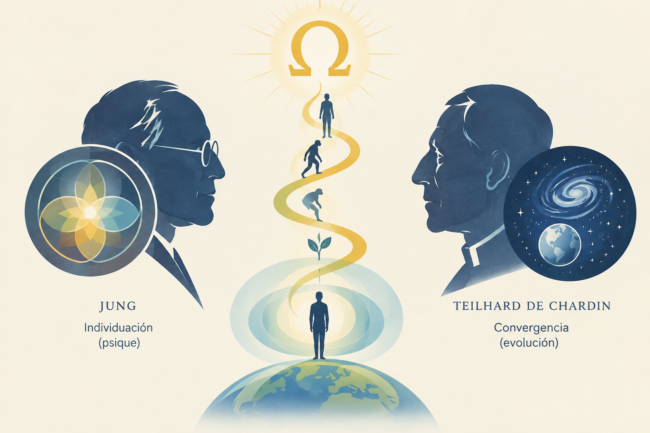 Carl Jung y Teilhard de Chardin: convergencias y divergencias en la visión evolutiva del espíritu